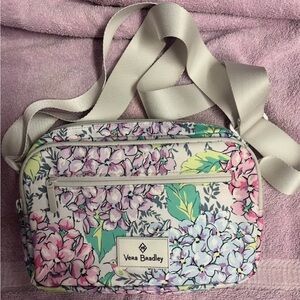 Vera Bradley Pastel Floral Crossbody in Pink, Mint & Lavender